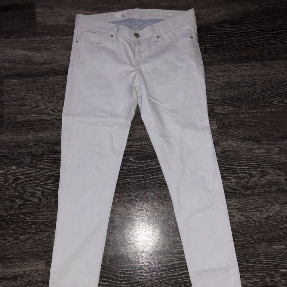 GAP 1969 Bleach Blue Skinny Jeans Size 28/6